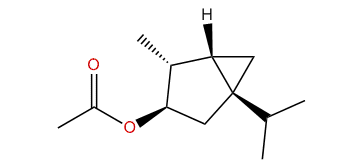 (1R,3R,4R,5S)-1-Isopropyl-4-methylbicyclo[3.1.0]hexan-3-yl acetate